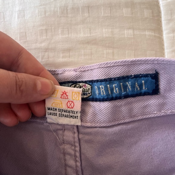 Vintage Deadstock 90s Dixie Blues Lavender Denim Shorts – NWT - Picture 10 of 15